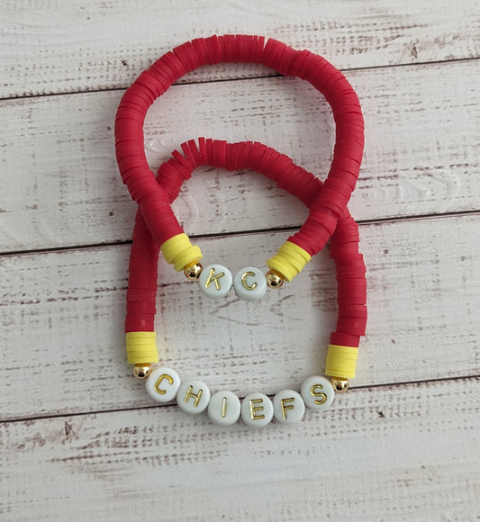 KC Chiefs Bracelets